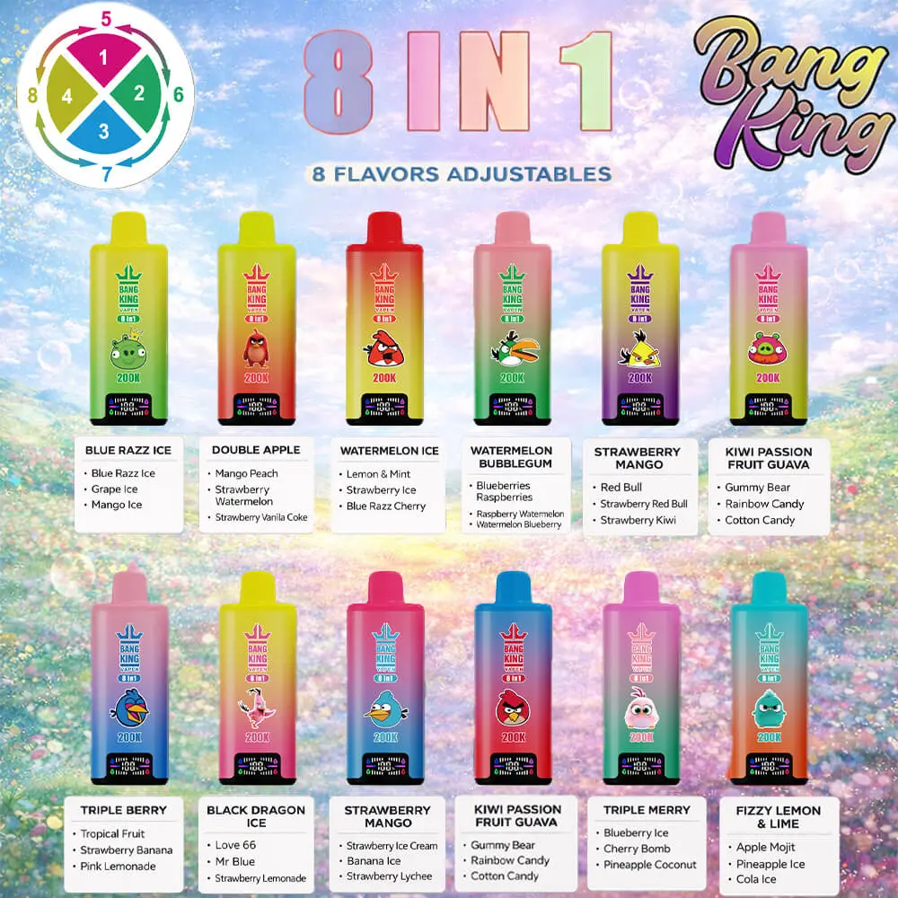 Bang King 200K Puffs 8in1