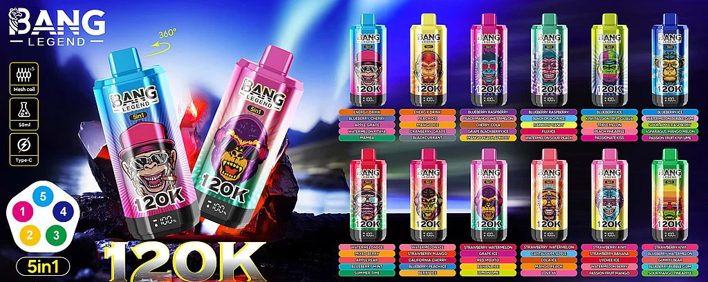 Bang Legend 120K 使い捨てベイプ