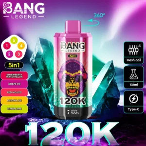 Bang Legend 120K Puffs of 5 w 1 7