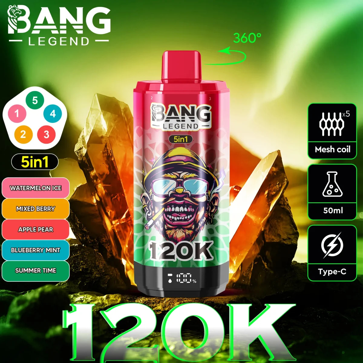 Bang Legend 120K 5in1 - 画像 (6)